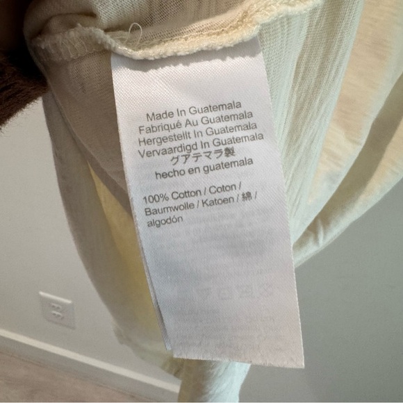 J Crew French Days of the Week (Les Jours De La Semaine) Tee Shirt Large - Picture 4 of 5